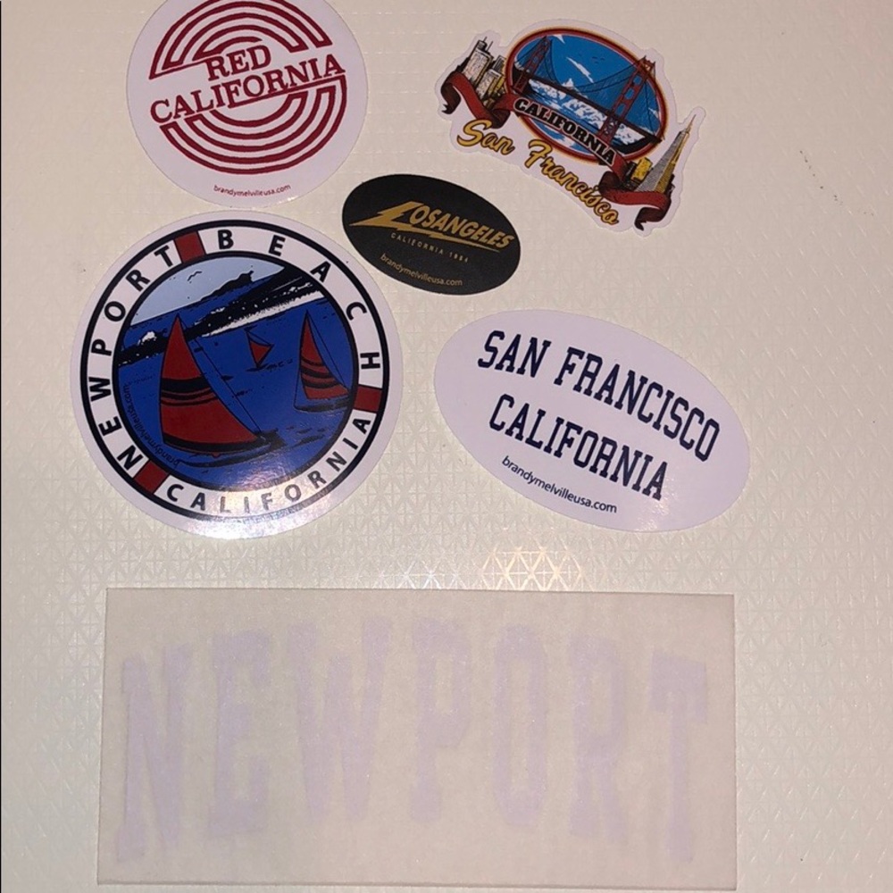 Brandy Melville stickers (set of 6)